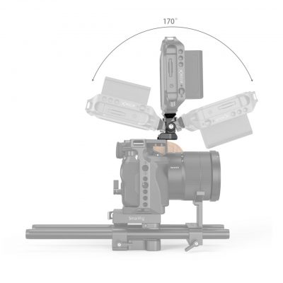 SmallRig Swivel and Tilt Adjustable Monitor Mount with Screws Mount 2904