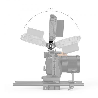 SmallRig Swivel and Tilt Adjustable Monitor Mount with Cold Shoe Mount 2905