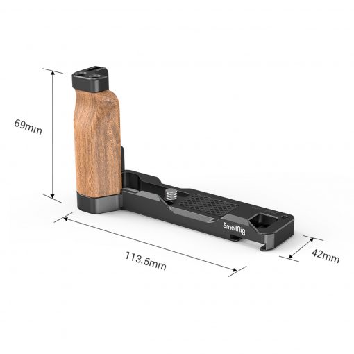 SmallRig L-Shape Wooden Grip with Cold Shoe for Sony ZV1 Camera 2936